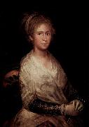Francisco de Goya Portrait of Josefa Bayeu y Subias wife of painter Goya Sweden oil painting artist